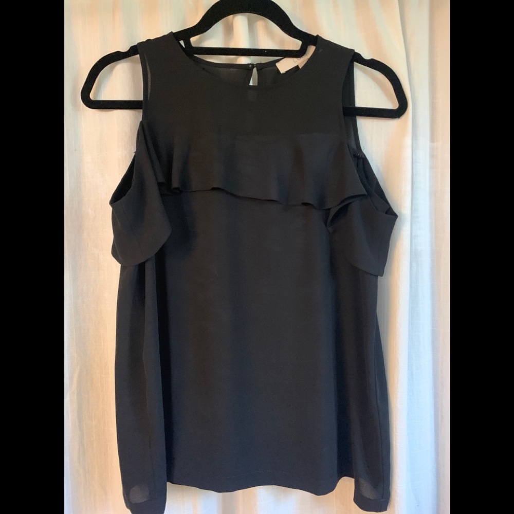 Loft cold shoulder blouse